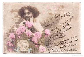 Postais: ENVOI DE BEBÈ // DE TOUT CE QU'IL CONTIENT VOUS AUREZ LA SURPRISE // 1906